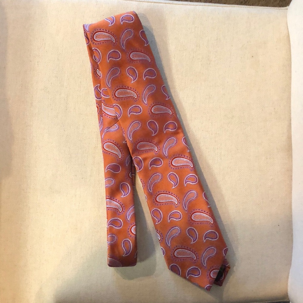 Private Stock Tie - orange/red